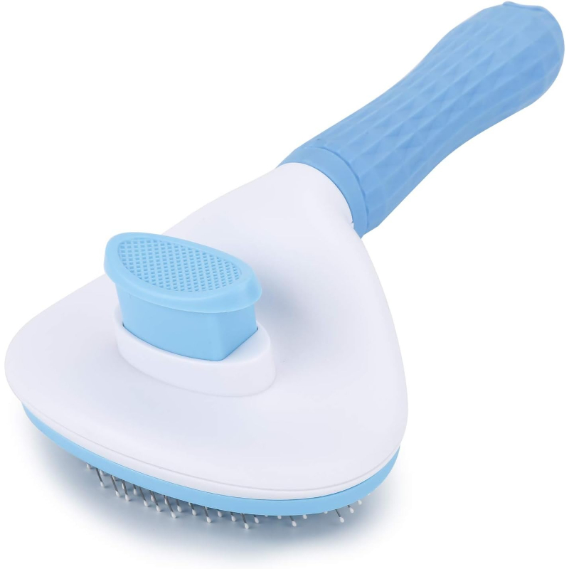 Slicker Brush Self Cleaning Pet Grooming - Self Cleaning Slicker Brush, Dog Cat
