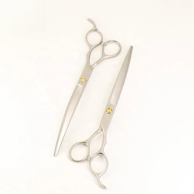 Professional Pet Grooming Scissors Curved - High Quality 7.5 Inch Curved Pet