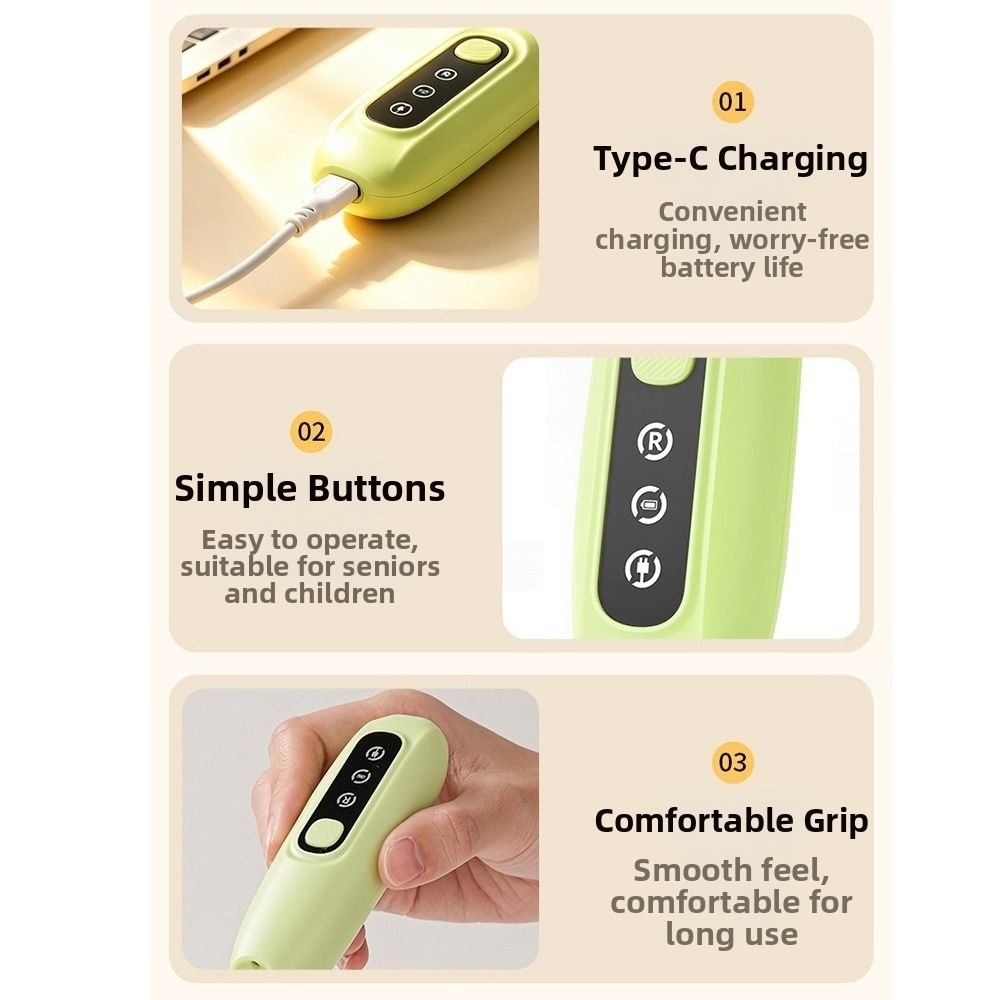 Cordless Dog Clippers Low Noise Grooming - Professional LED Light Pet Paw Trimmer