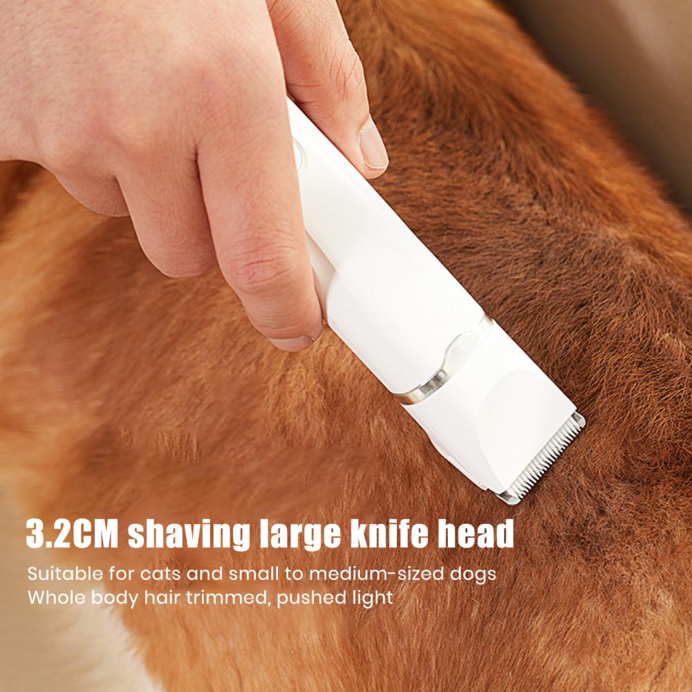 Cordless Dog Clippers Low Noise Grooming - Pet Clipper Head Professional Dog Grooming