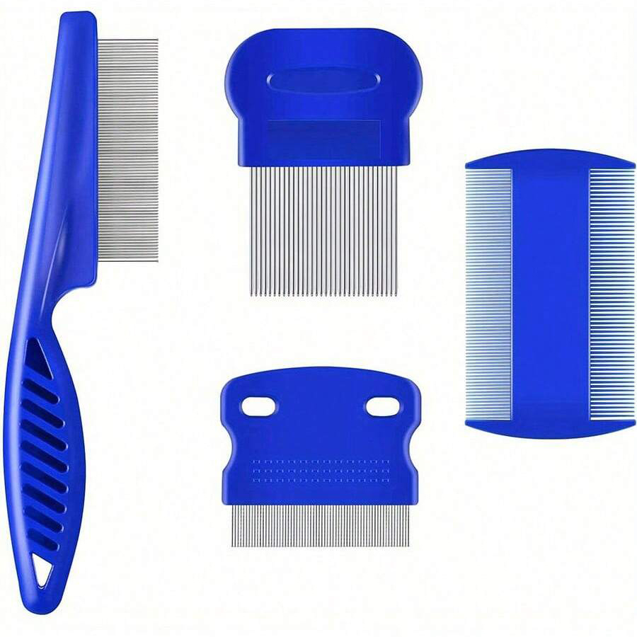 4Pcs/6Pcs Pet Comb Flea Comb F - Flea Comb Fine Tooth Pet Tear Stain 评论和价格
