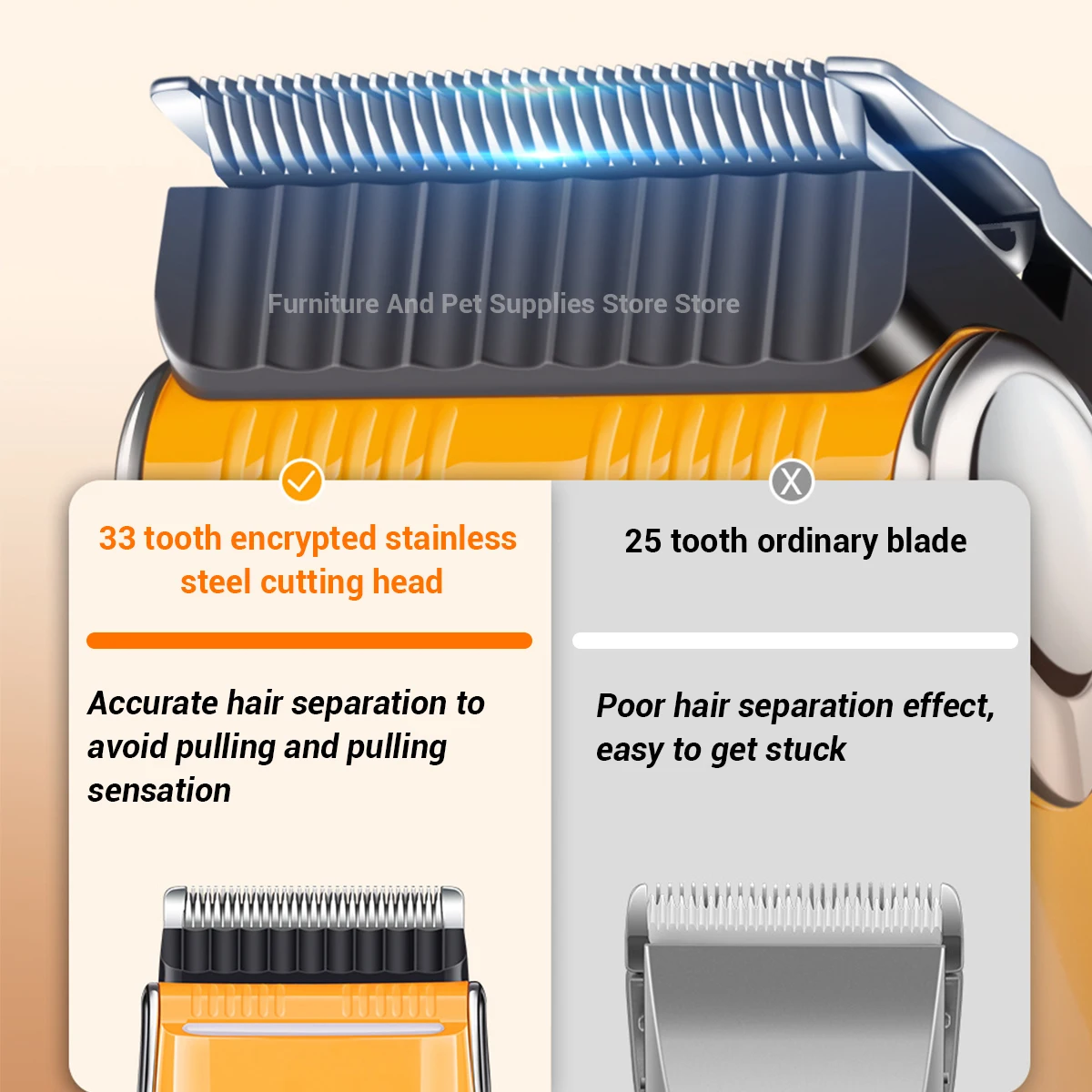 Electric Dogs Grooming Clipper - Cordless Dog Clippers Low Noise Grooming 评论和价格