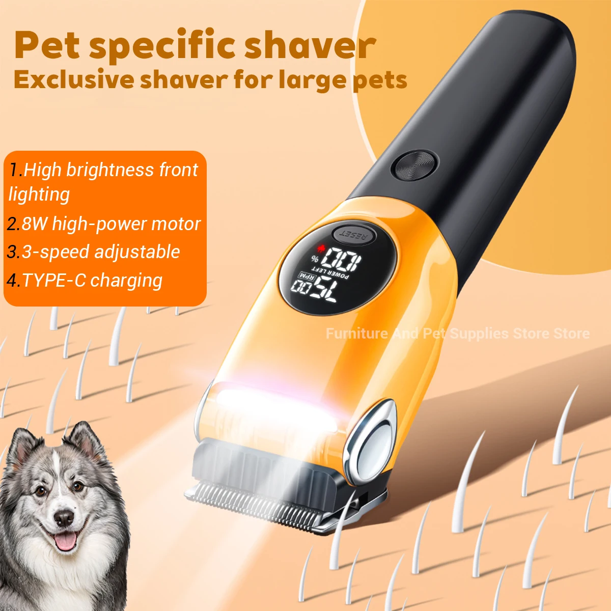 Electric Dogs Grooming Clipper - Cordless Dog Clippers Low Noise Grooming 评论和价格