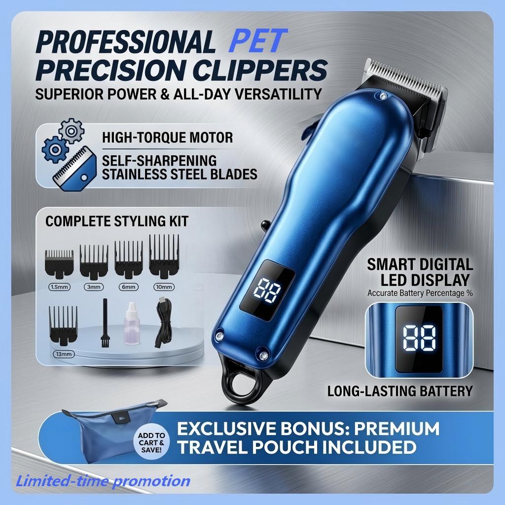 Pet Dog Cat Hair Clipper Groom - Cordless Dog Clippers Low Noise Grooming 评论和价格