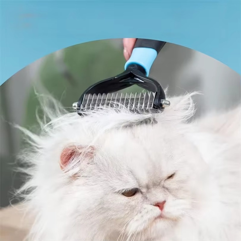 Professional Pet Deshedding Br - Undercoat Rake Dematting Tool Dog Shedding 评论和价格