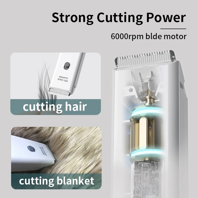 Professional Low Noise Cordles - Cordless Dog Clippers Low Noise Grooming 评论和价格