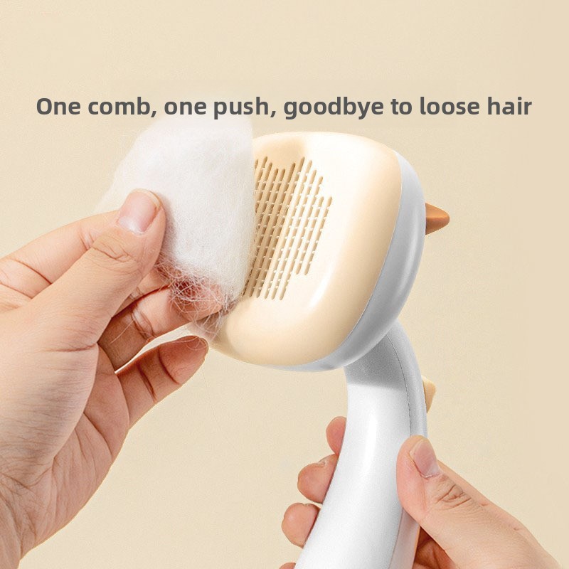 Pet Grooming Brush Stainless S - Slicker Brush Self Cleaning Pet Grooming 评论和价格
