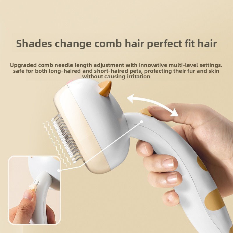 Pet Grooming Brush Stainless S - Slicker Brush Self Cleaning Pet Grooming 评论和价格