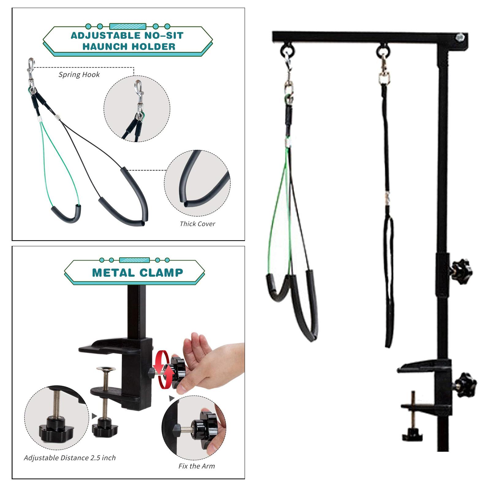 Folded Pet Grooming Arm w/ Cla - Folding Pet Grooming Table Arm Clamp 评论和价格
