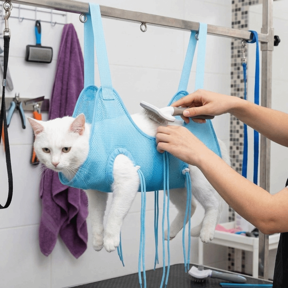 Breathable Pet Grooming Hammoc - Pet Grooming Hammock Sling Restraint 评论和价格