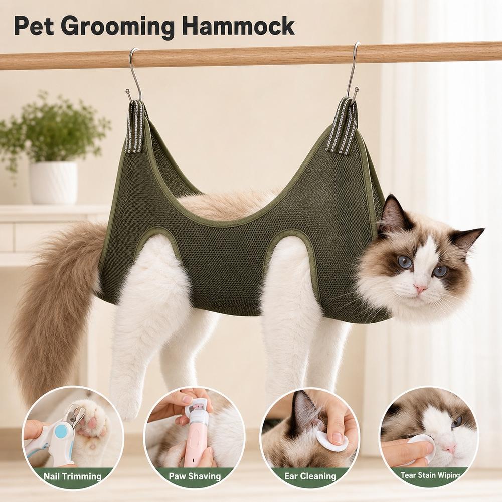 Pet Grooming Hammock Harness S - Pet Grooming Hammock Sling Restraint 评论和价格