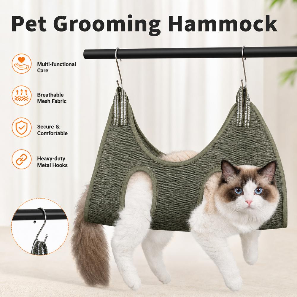 Pet Grooming Hammock Harness S - Pet Grooming Hammock Sling Restraint 评论和价格