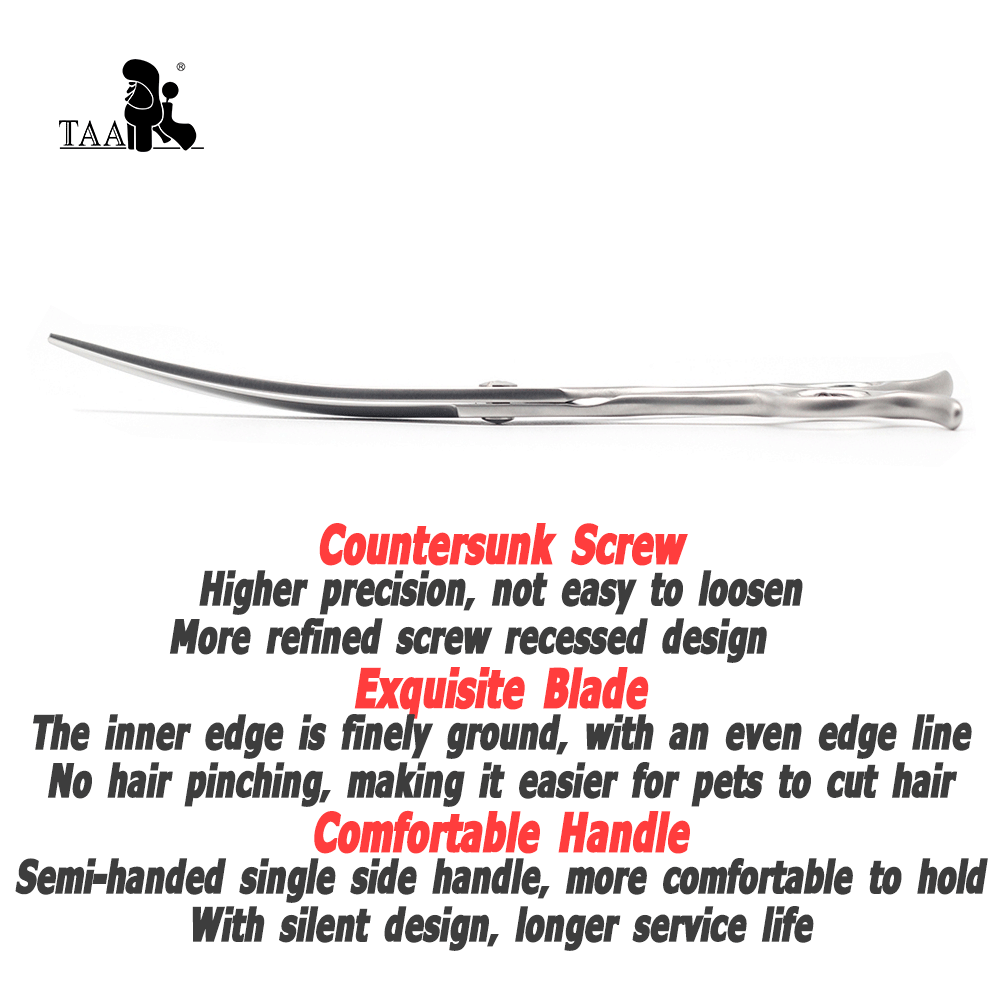 TAA Professional Grooming Scis - Professional Pet Grooming Scissors Curved 评论和价格