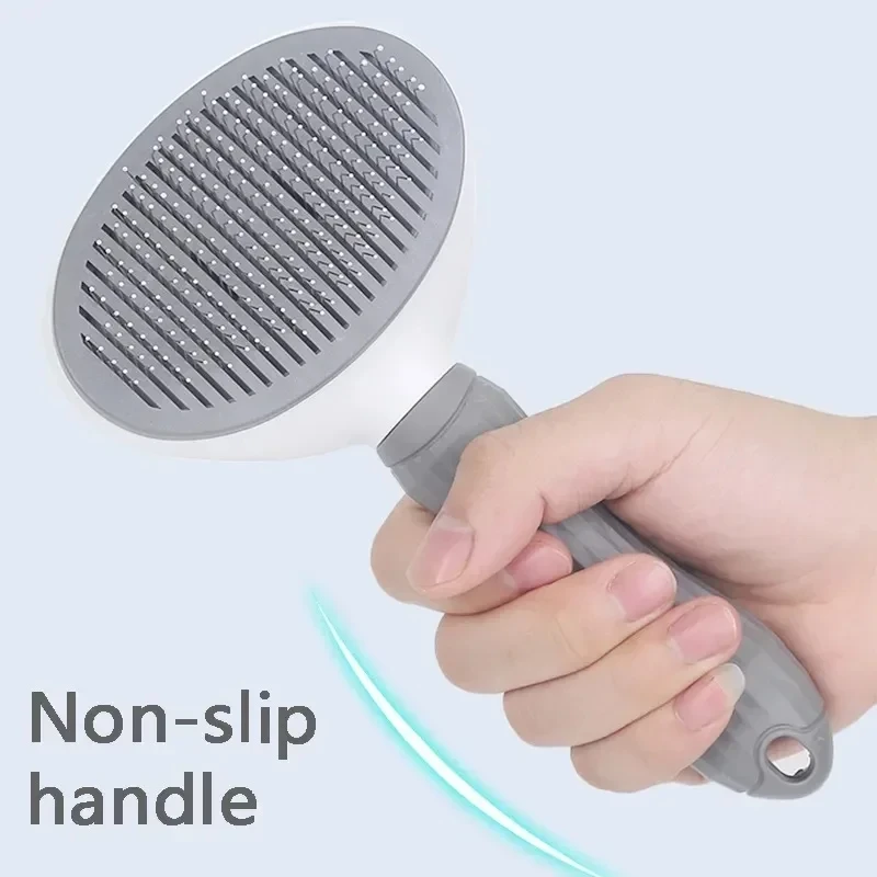 Self-Cleaning Pet Hair Removal - Slicker Brush Self Cleaning Pet Grooming 评论和价格