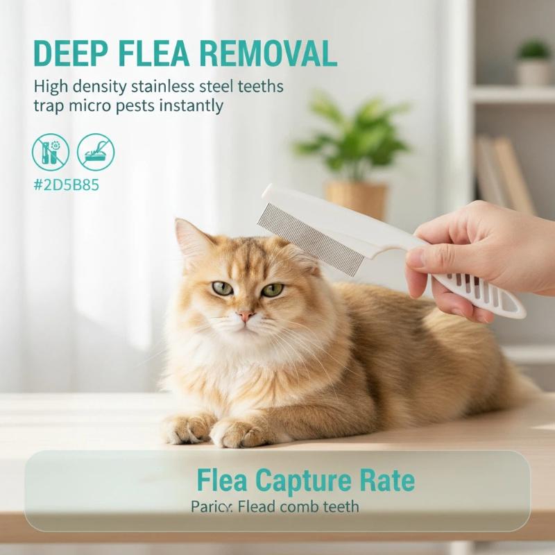Pet Tear Stain Flea Comb Fine  - Flea Comb Fine Tooth Pet Tear Stain 评论和价格