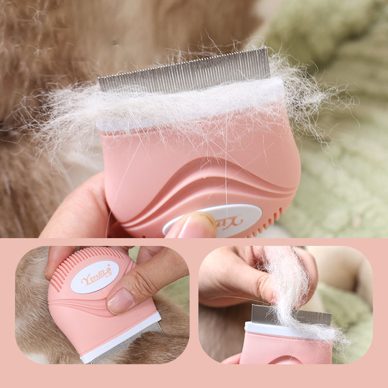 Pet Flea Comb Stainless Steel  - Flea Comb Fine Tooth Pet Tear Stain 评论和价格
