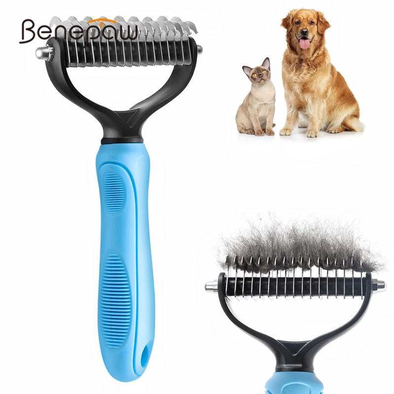 Benepaw Professional Dog Under - Undercoat Rake Dematting Tool Dog Shedding 评论和价格