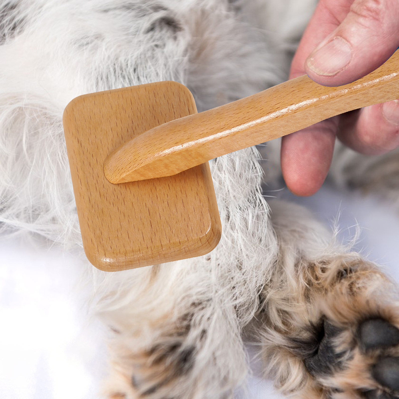 Dog Wood Comb Self Cleaning Pe - Slicker Brush Self Cleaning Pet Grooming 评论和价格