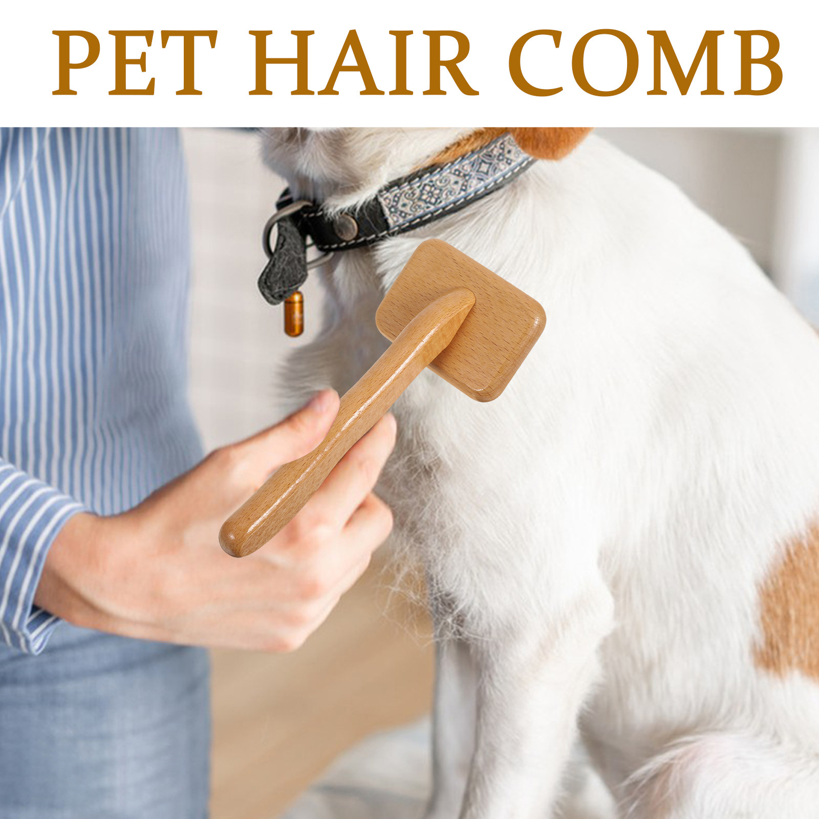 Dog Wood Comb Self Cleaning Pe - Slicker Brush Self Cleaning Pet Grooming 评论和价格