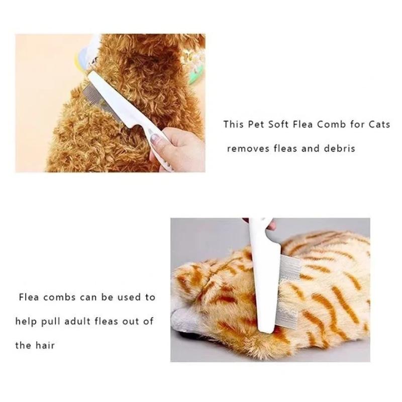 Pet Flea Comb Fine Tooth Stain - Flea Comb Fine Tooth Pet Tear Stain 评论和价格