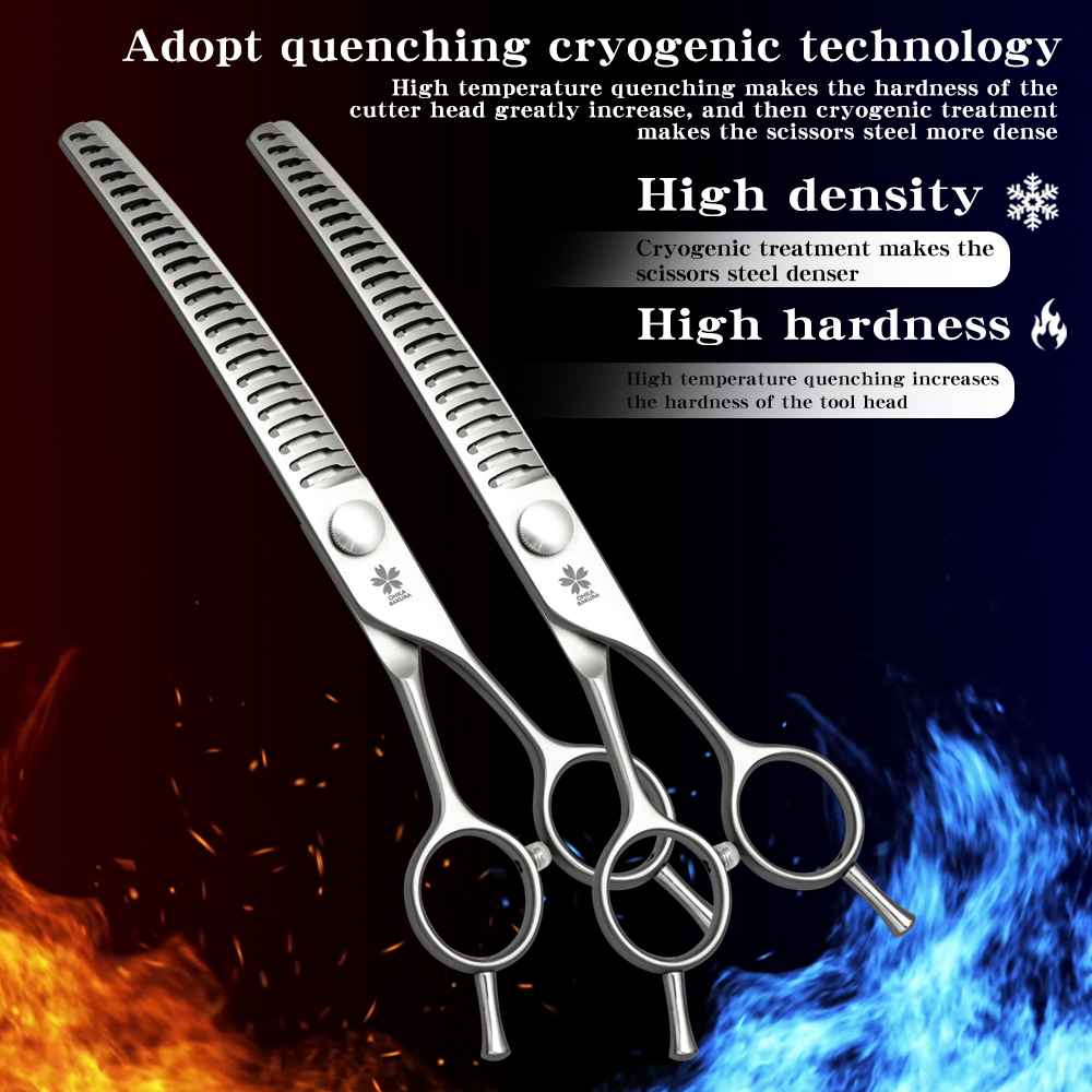 Professional Pet Grooming Scis - Professional Pet Grooming Scissors Curved 评论和价格