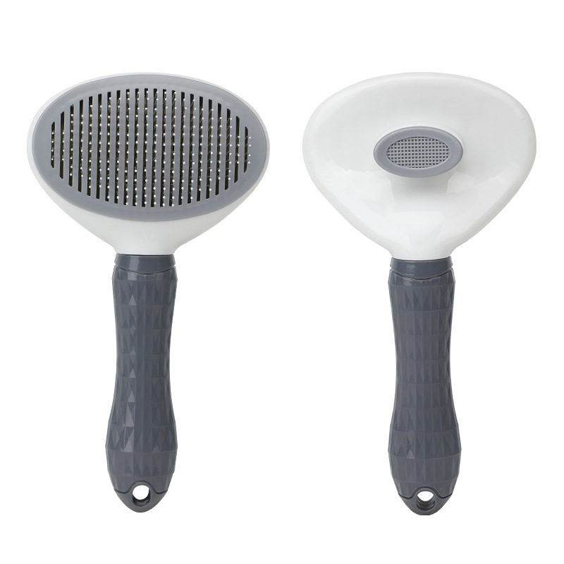 Cat Grooming Brush Self Cleani - Slicker Brush Self Cleaning Pet Grooming 评论和价格