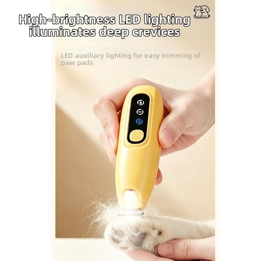 Convenient LED Light Pet Paw T - Cordless Dog Clippers Low Noise Grooming 评论和价格