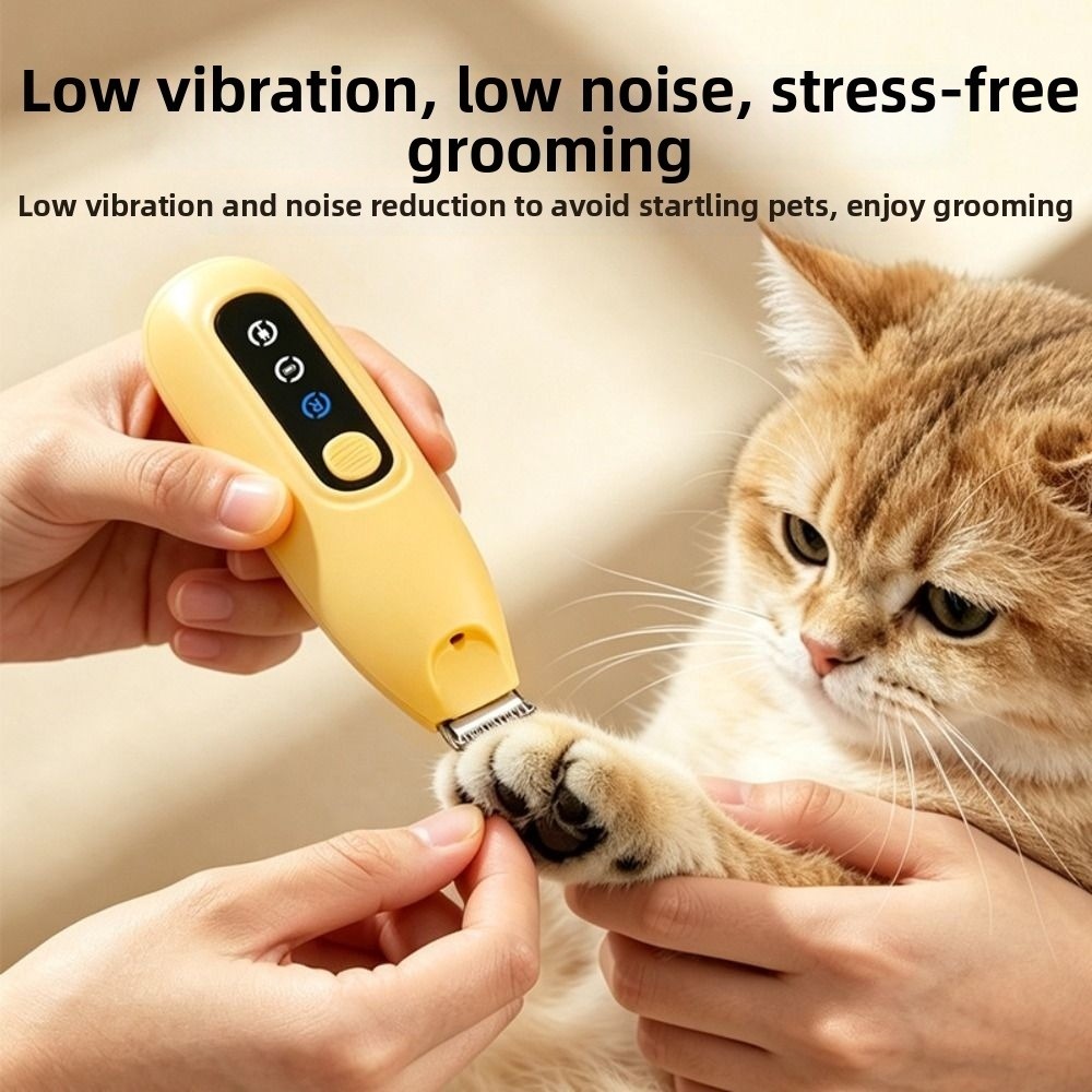 Convenient LED Light Pet Paw T - Cordless Dog Clippers Low Noise Grooming 评论和价格