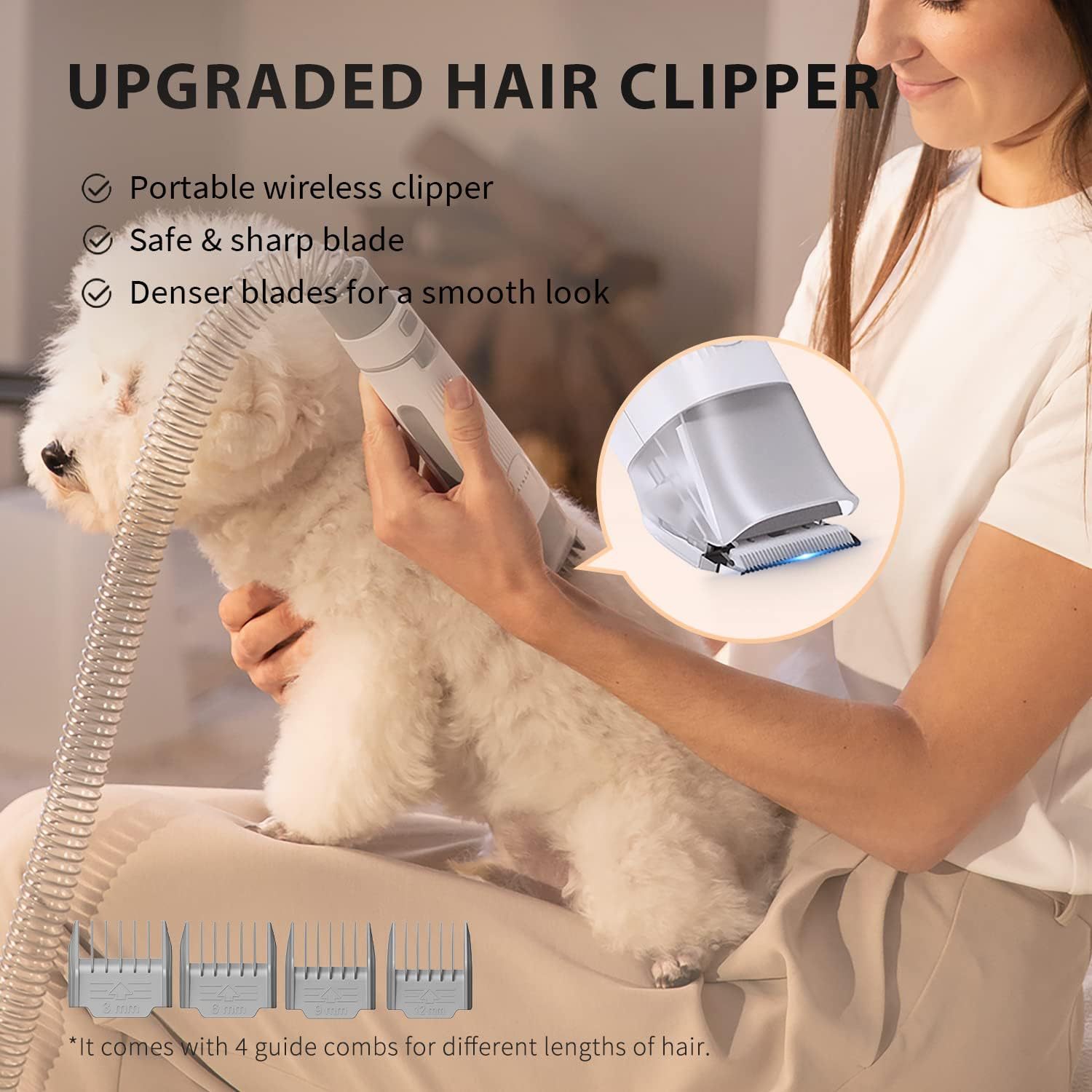 PETKIT Airclipper 5-in-1 Pet G - Pet Grooming Vacuum Suction Kit 5 In 1 评论和价格