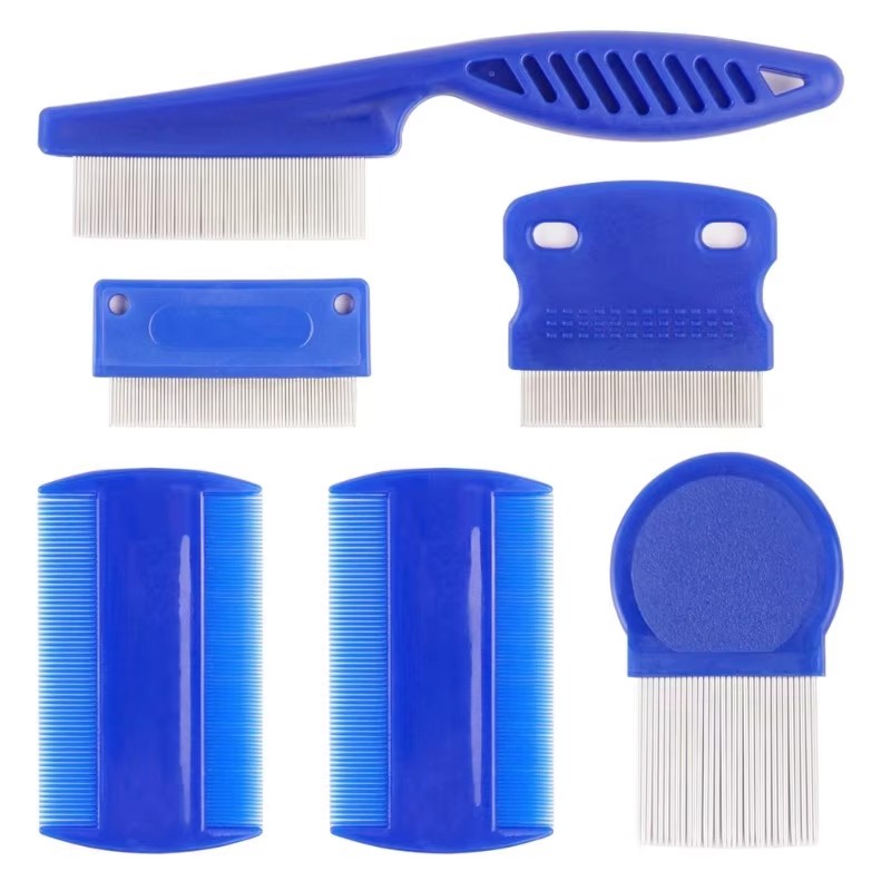 4Pcs/6Pcs Pet Comb Flea Comb F - Flea Comb Fine Tooth Pet Tear Stain 评论和价格