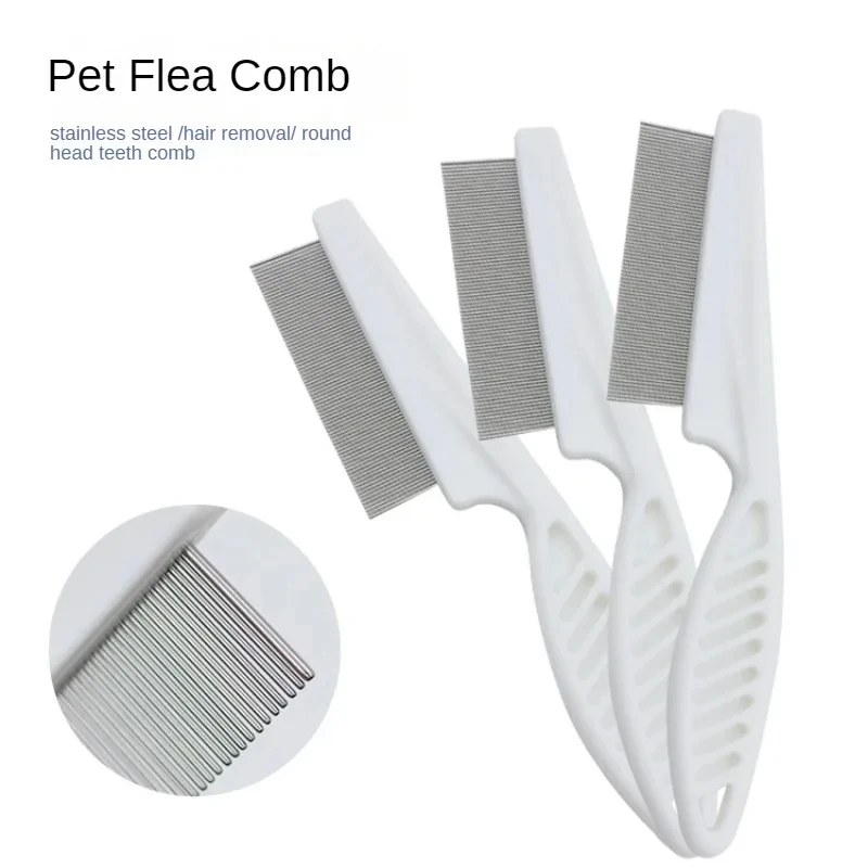 1Pcs Pet Tear Stain & Flea Com - Flea Comb Fine Tooth Pet Tear Stain 评论和价格