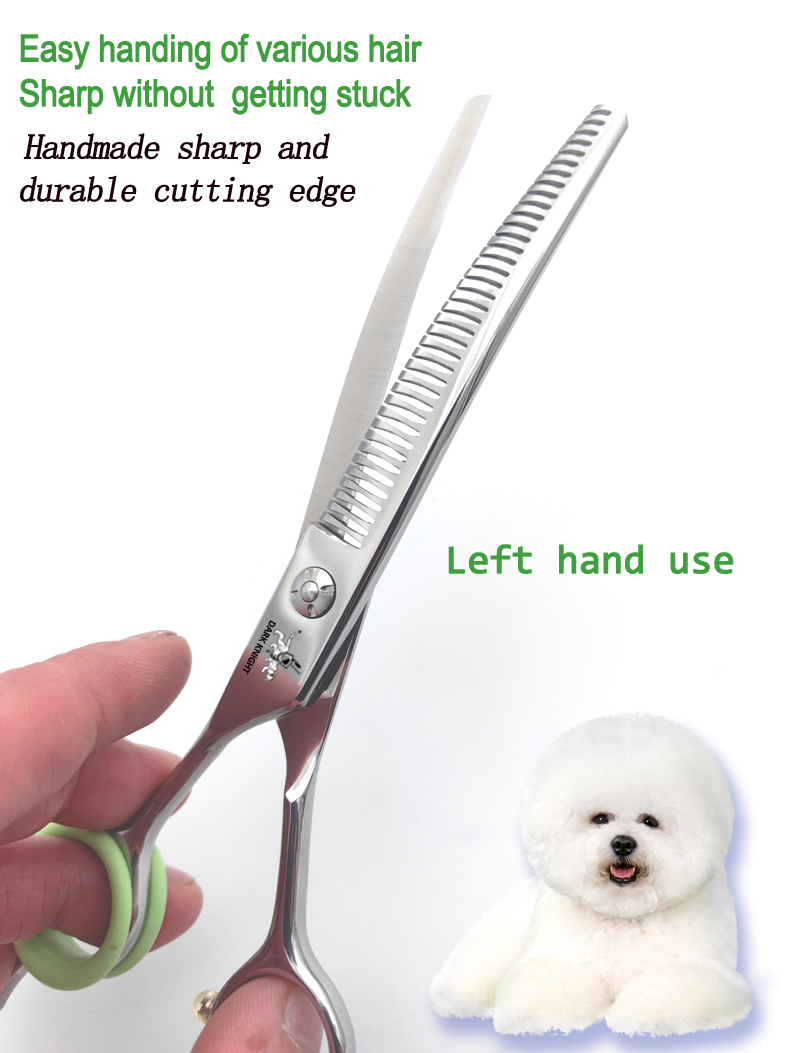 Professional Left Hand Pet Sci - Professional Pet Grooming Scissors Curved 评论和价格