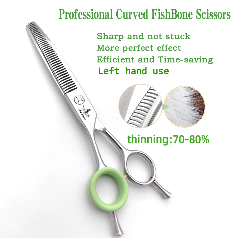 Professional Left Hand Pet Sci - Professional Pet Grooming Scissors Curved 评论和价格