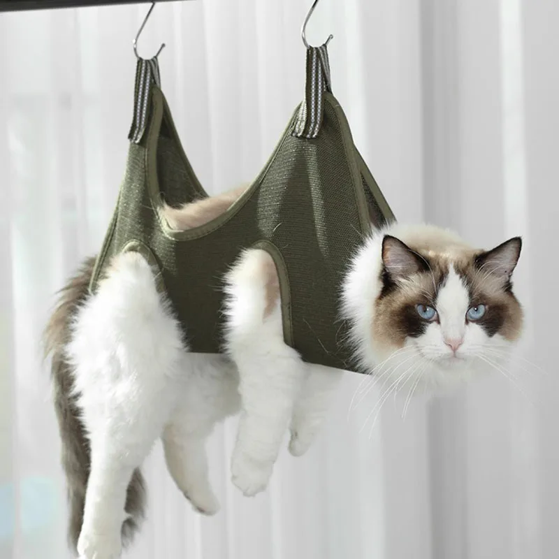 Cats Grooming Hammock Cat Dog  - Pet Grooming Hammock Sling Restraint 评论和价格