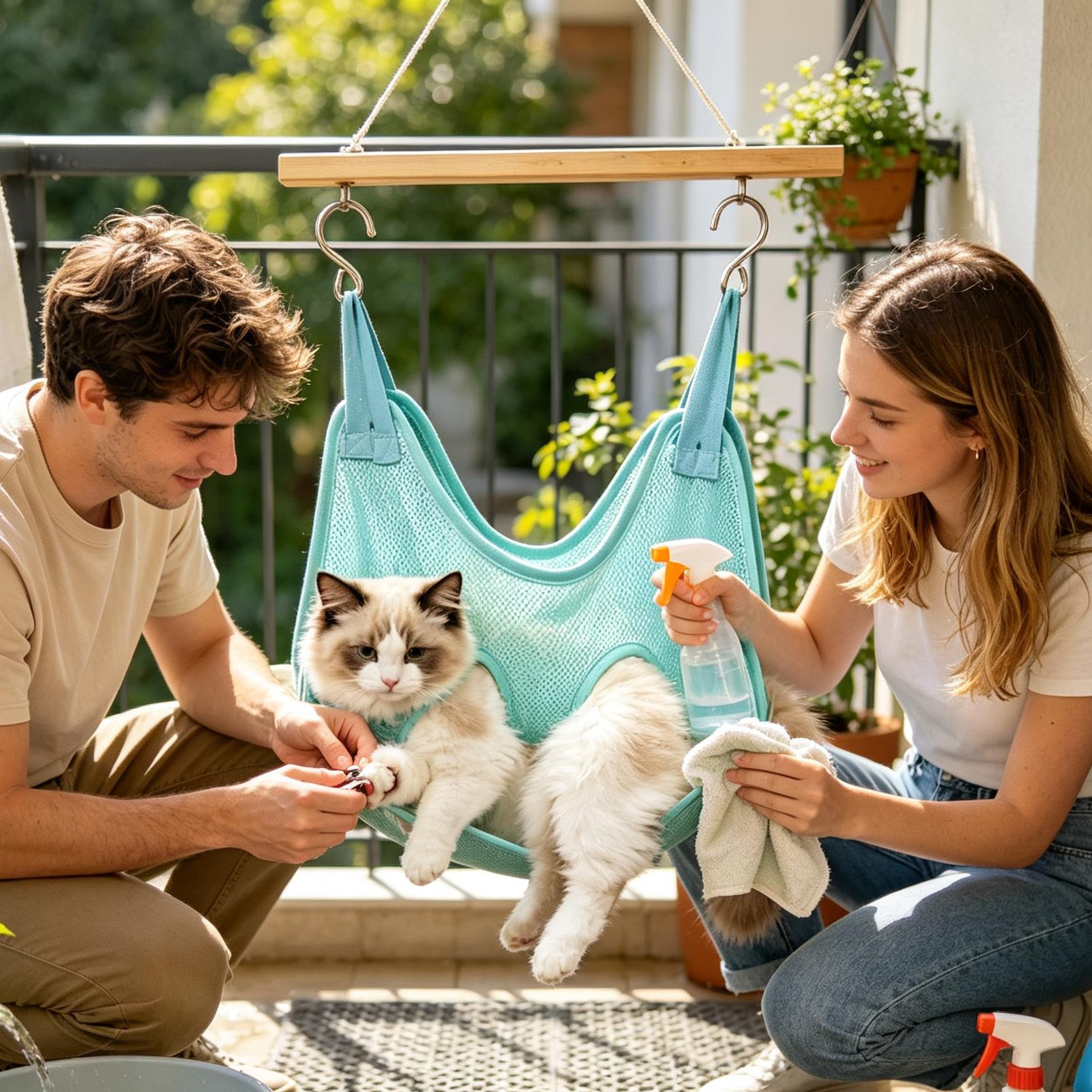 Dog Cat Grooming Hammock Heavy - Pet Grooming Hammock Sling Restraint 评论和价格