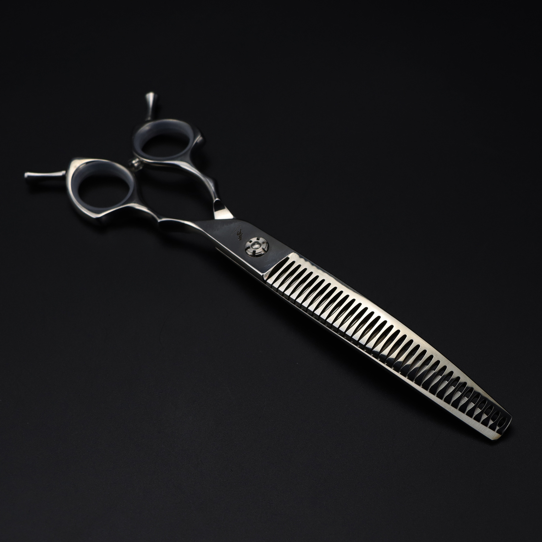 Dog Curved Thinning Scissors 7 - Professional Pet Grooming Scissors Curved 评论和价格
