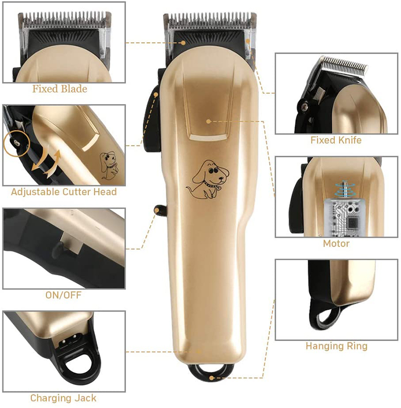 Benepaw Professional Dog Hair  - Cordless Dog Clippers Low Noise Grooming 评论和价格