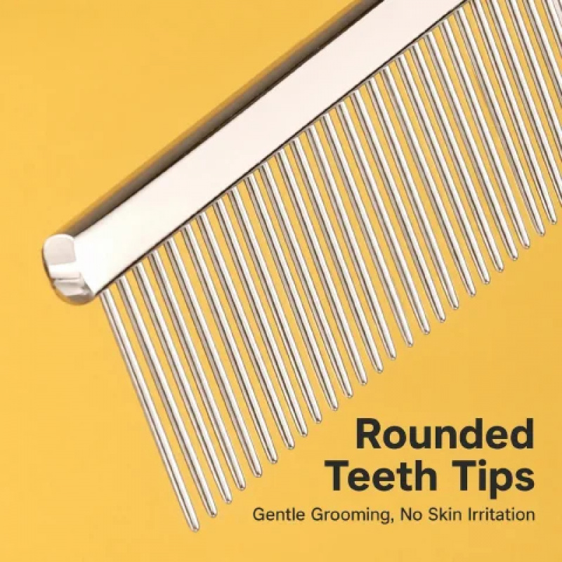 304 Stainless Steel Pet Groomi - Flea Comb Fine Tooth Pet Tear Stain 评论和价格