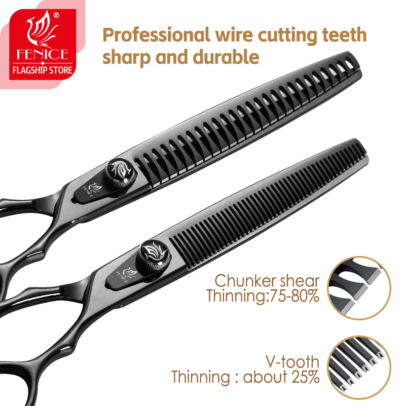 Fenice JP440C Steel Profession - Professional Pet Grooming Scissors Curved 评论和价格