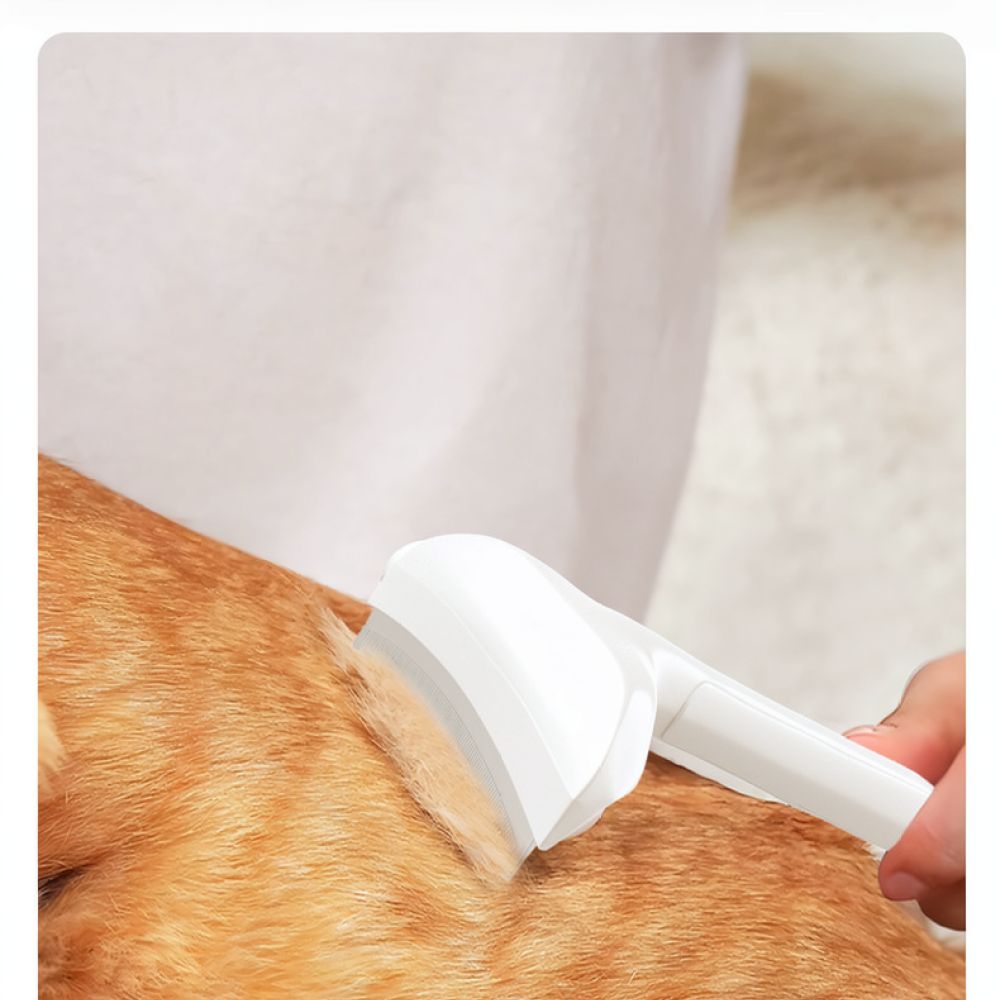 Pet Grooming Tool Curved Demat - Undercoat Rake Dematting Tool Dog Shedding 评论和价格