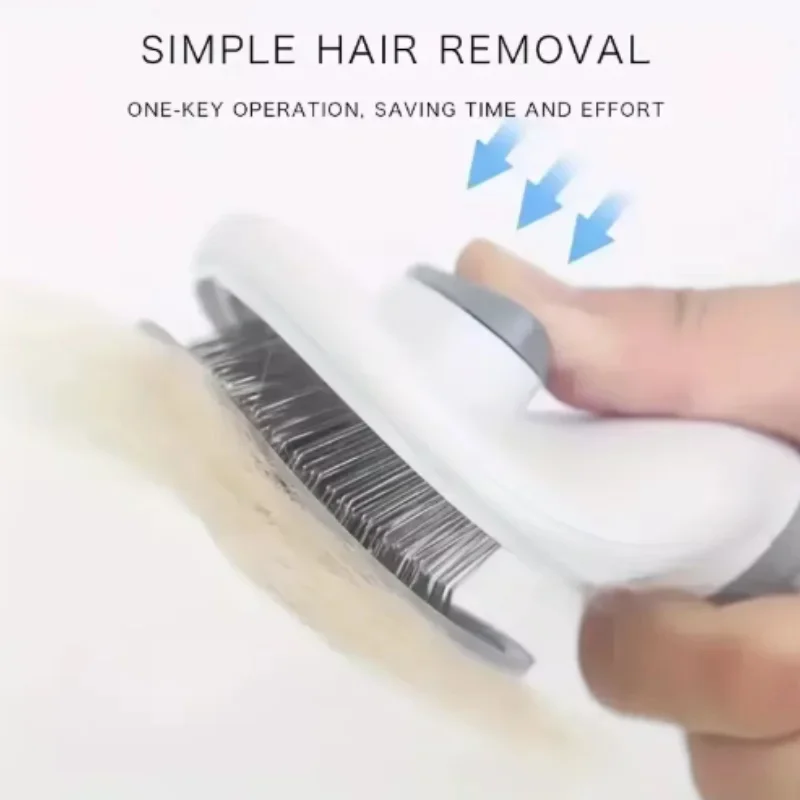 Self Cleaning Pet Slicker Brus - Slicker Brush Self Cleaning Pet Grooming 评论和价格