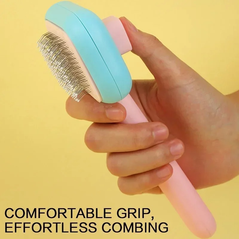 Self Cleaning Slicker Brush Pe - Slicker Brush Self Cleaning Pet Grooming 评论和价格