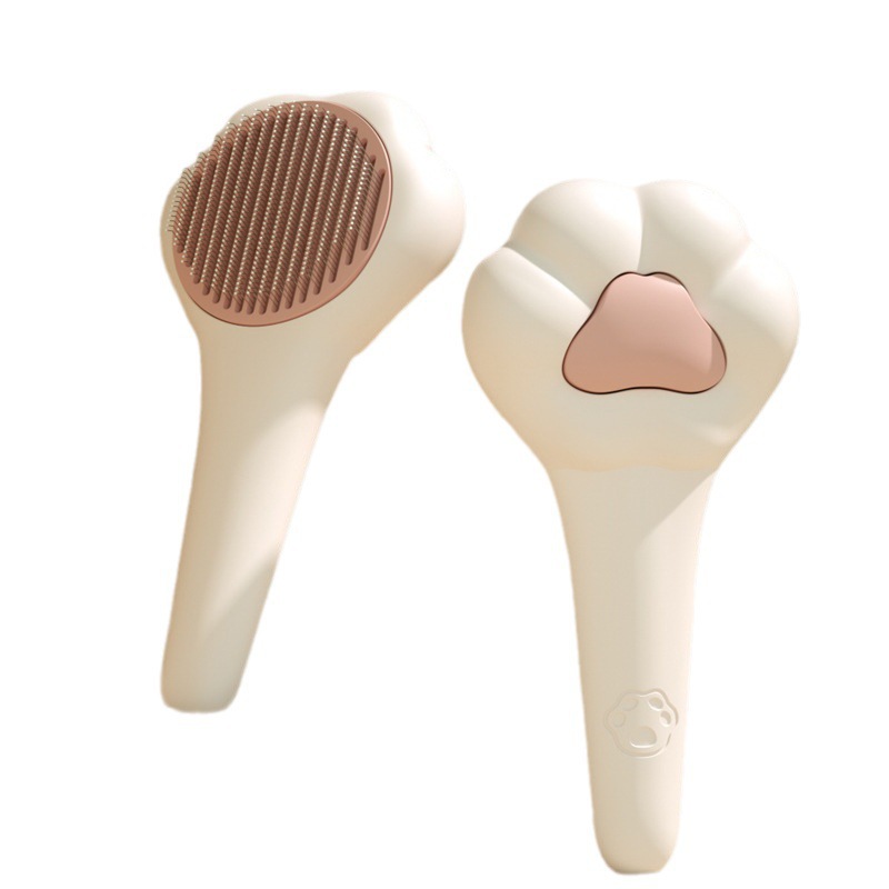 Pet Grooming Brush Deshedding, - Slicker Brush Self Cleaning Pet Grooming 评论和价格