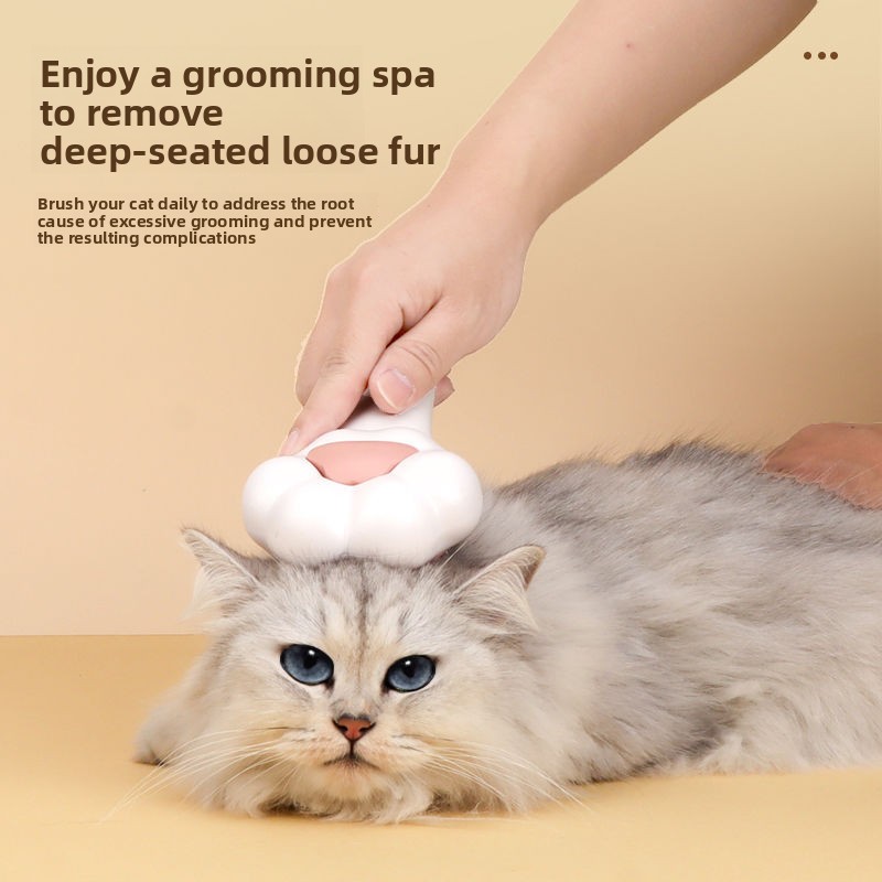 Pet Grooming Brush Deshedding, - Slicker Brush Self Cleaning Pet Grooming 评论和价格