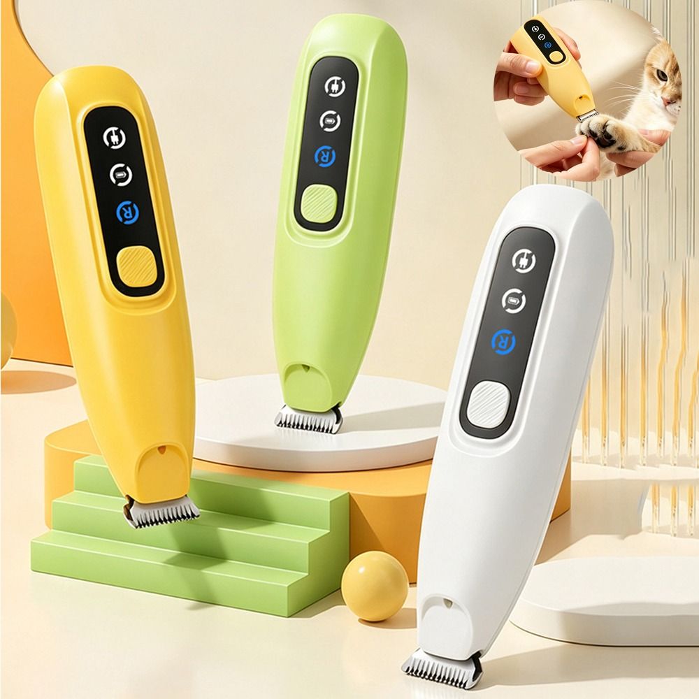 Professional LED Light Pet Paw - Cordless Dog Clippers Low Noise Grooming 评论和价格