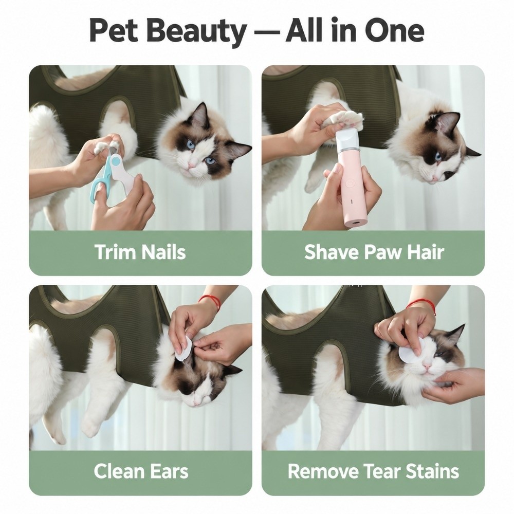 Durable Nylon Pet Grooming Ham - Pet Grooming Hammock Sling Restraint 评论和价格