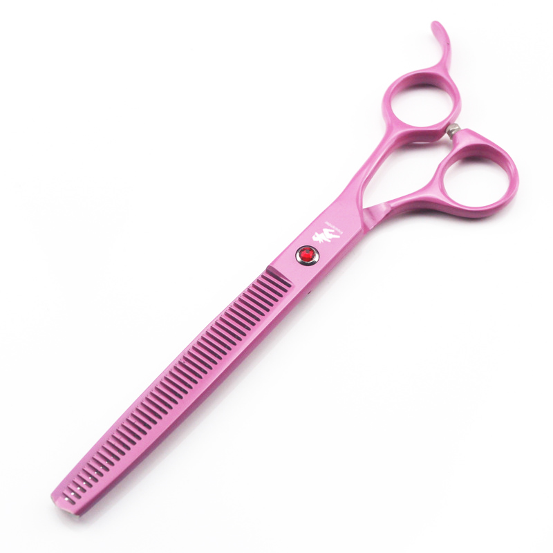 Dog Grooming Scissors Kit Pink - Professional Pet Grooming Scissors Curved 评论和价格