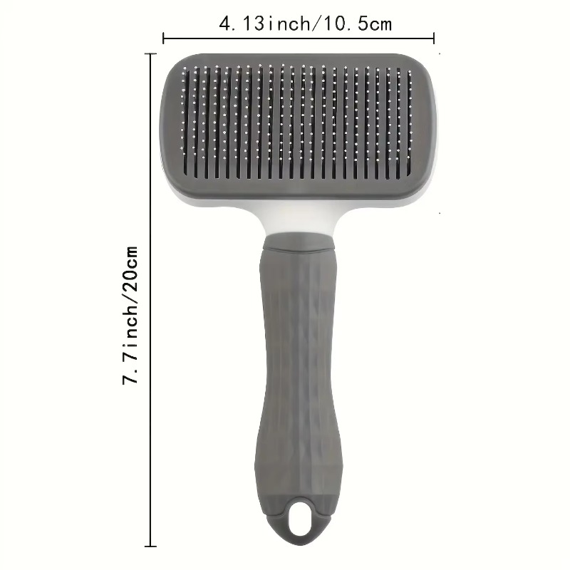 Self Cleaning Pet Grooming Bru - Slicker Brush Self Cleaning Pet Grooming 评论和价格