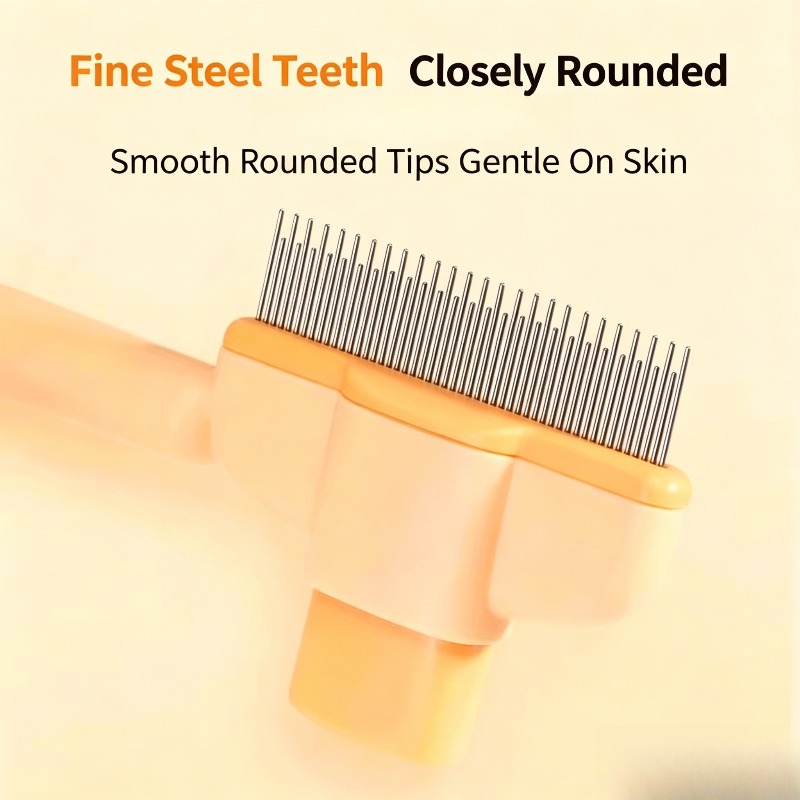 Pet Self Cleaning Slicker Brus - Slicker Brush Self Cleaning Pet Grooming 评论和价格