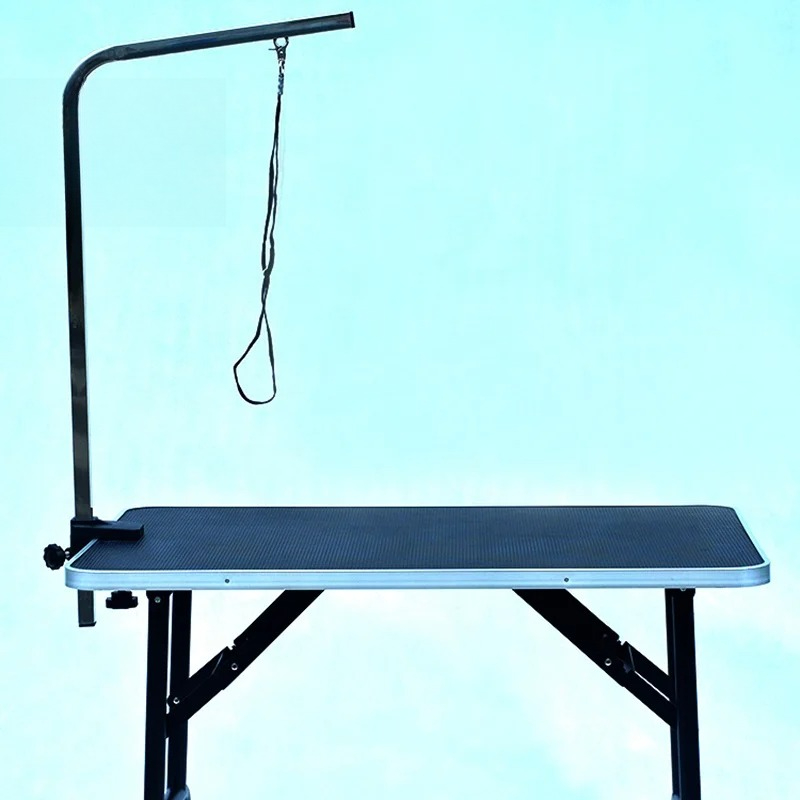 wholesale black iron coating l - Folding Pet Grooming Table Arm Clamp 评论和价格